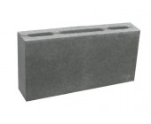 Блок бетонний для перегородок, М100 (сірий)